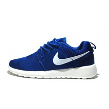 Темно-синие женские кроссовки Nike Roshe Run на каждый день